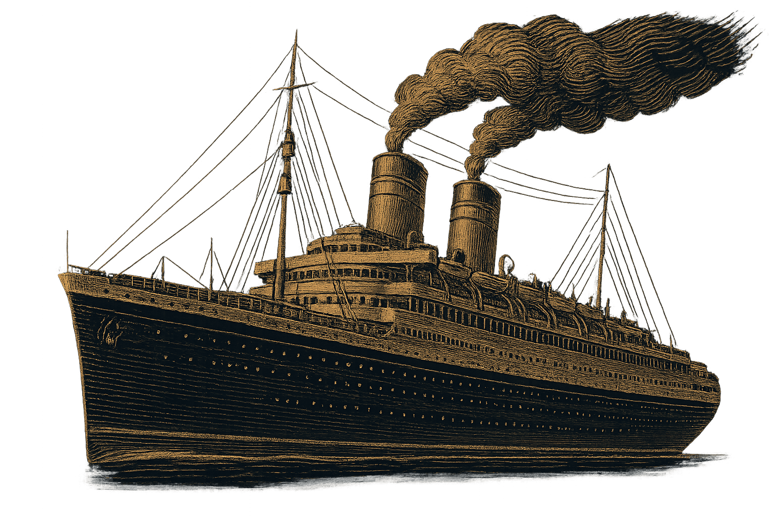 Illustrazione in stile incisione vintage — Rex Suite
